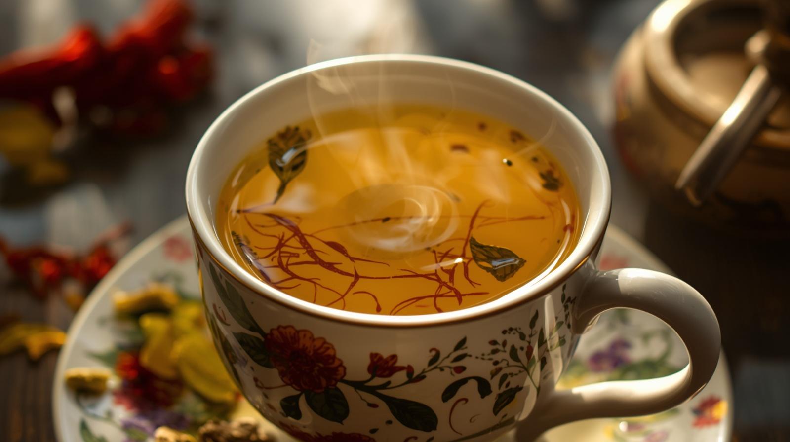 Afghan Saffron Green Tea
