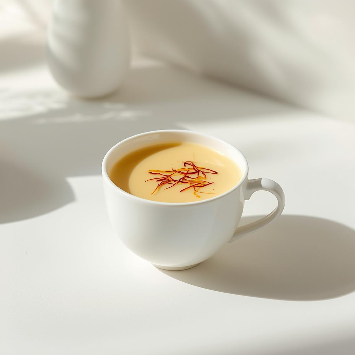 Saffron and Cardamom Milk for Restful Sleep