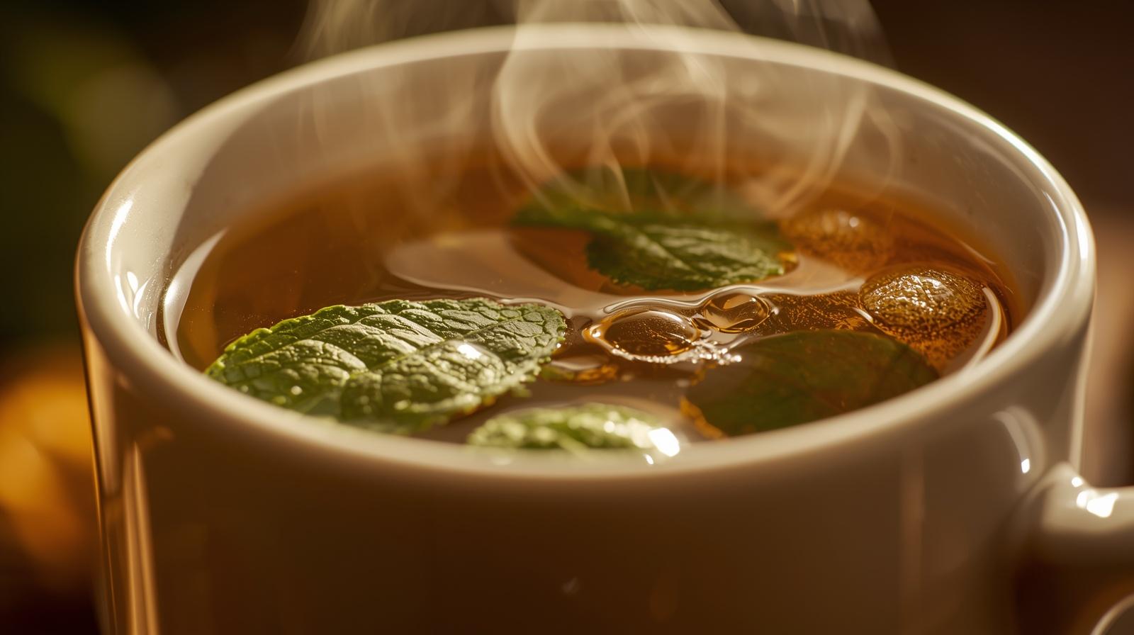 Turkish Mint and Lemon Tea